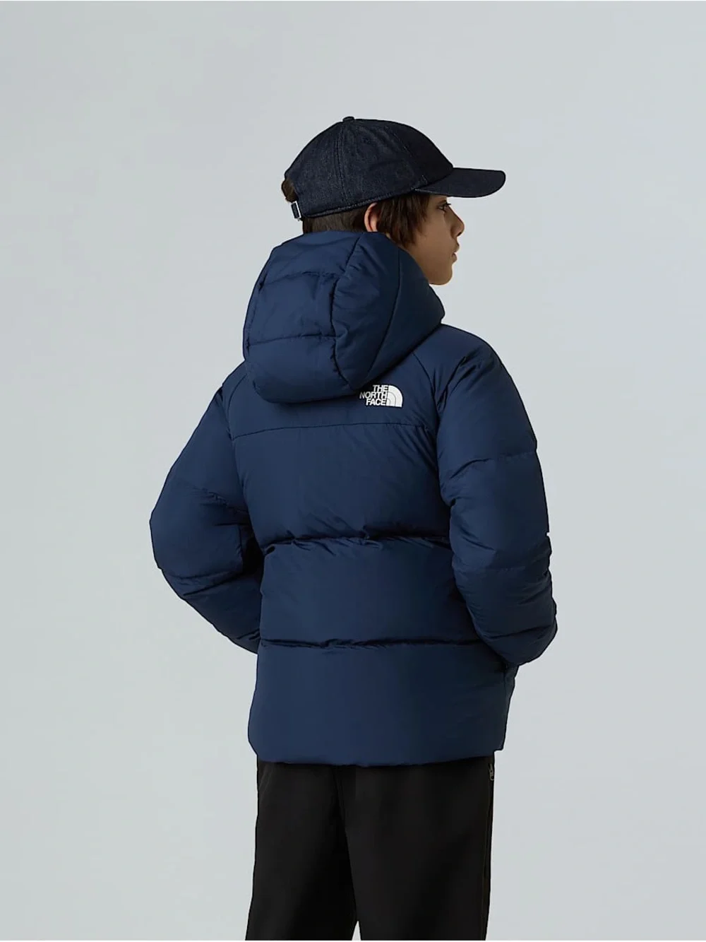 The North Face Boy’s Navy Hooded Down Jacket